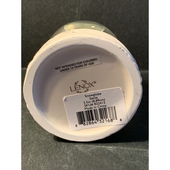 Lenox Christmas Santa SnowGlobe Snow Globe W/Box - Picture 3 of 4